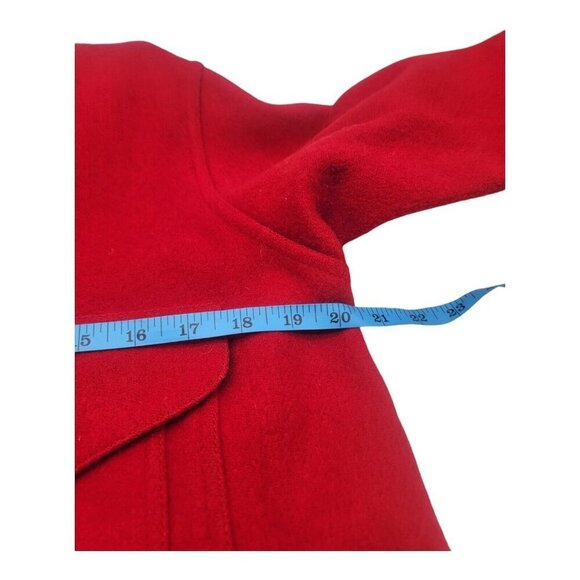 Vtg Filson Jacket Women 16 Red Scarlet Cruiser Wool Gorpcore Preppy Made USA - Picture 12 of 14